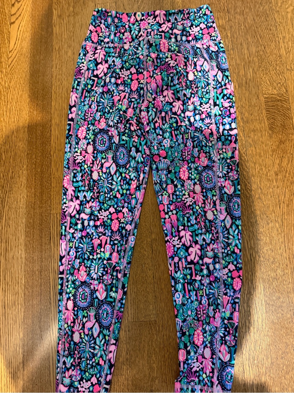 Womens Lilly Pulitzer Luxletic size medium Stretch Leggings -